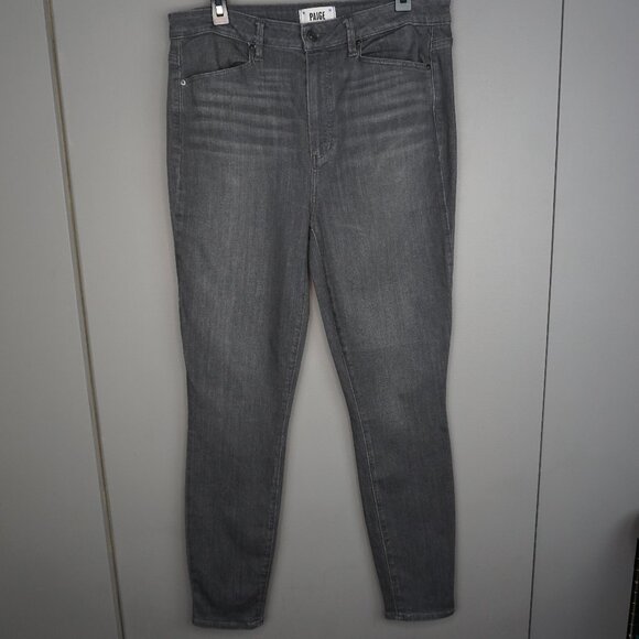 New Paige Jeans Margot Stretchy High Rise Ultra Skinny in Grey Area size 32 - Picture 3 of 16